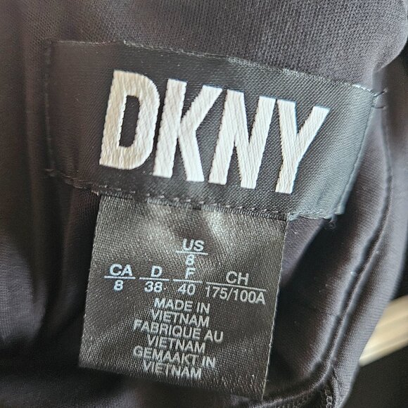 NWT - DKNY Black Cocktail Dress - Size 8 - Picture 5 of 5